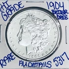 1904 MORGAN SILVER DOLLAR AUTHENTIC HI GRADE U.S. MINT COIN FREE SHIPPING 5317