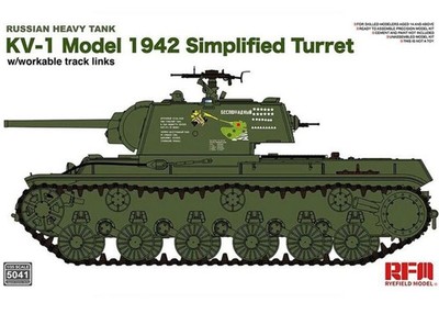 Rye Field Models 1/35 KV-1 Modell 1942 Simplified Turret 5041 + RB Model 35B-09.