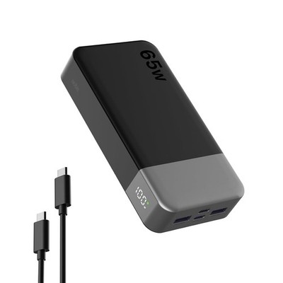 NOBIS Powerbank 20000mAh 65W Schnellladung Dual USB-C USB