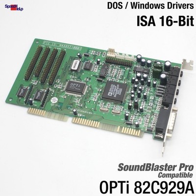 PRO MULTIMEDIA OPTi 82C929A CD DRIVERS AUDIO CARD KARTE ISA 16-BIT DOS OLD GAMES