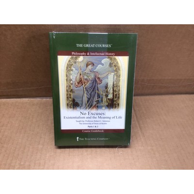 New Great Courses No Excuses Existentialism Meaning of Life Pt 1&2 Guide & 12 CD
