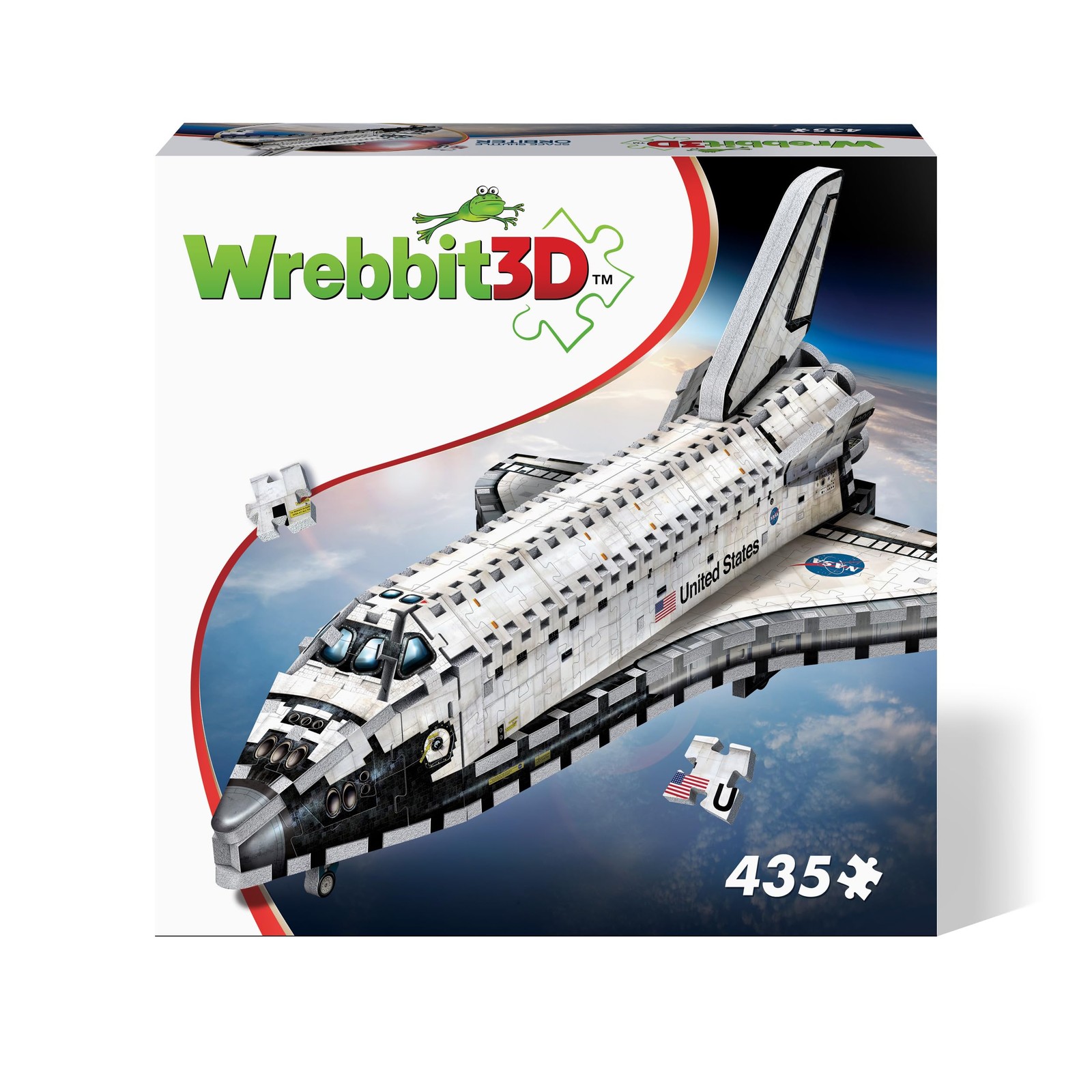 3D-головоломка Wrebbit NASA Space Shuttle Orbiter Puzzle (435 деталей)