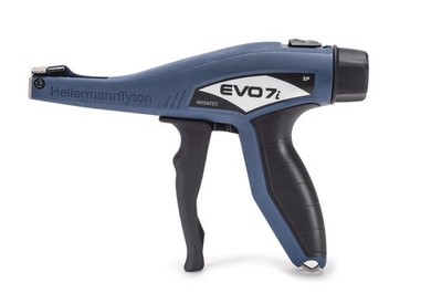 HellermannTyton Kabelbinderabbindewerkzeug EVO7iSP-MET/PL-BU Kabelbinderzangen