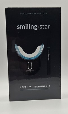 Smiling Star Teeth Whitening Kit with LED Light and 3 Whitening Gel Pens