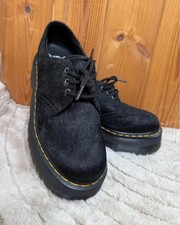 Scarpe Dr. Martens chunky 1461 Quad hair-on nere platform pony hair uk5/eu38