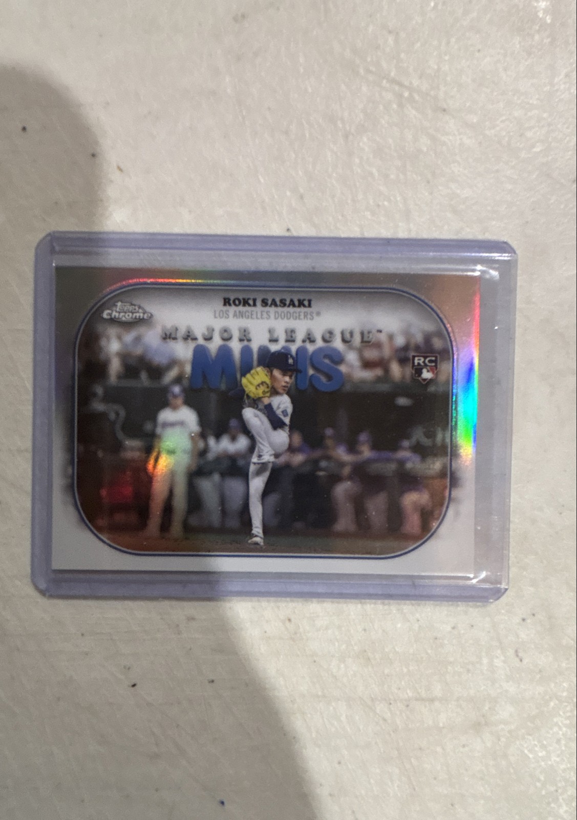 2025 Topps Chrome Update Series - Major League Minis Roki Sasaki #MM-10 (RC)