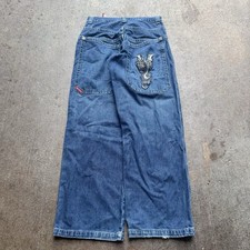 Rare Jnco Y2K Tribal Dragon Jeans Size 30x32
