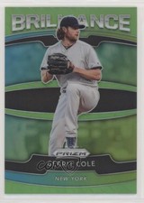 2020 Panini Prizm Brilliance Lime Green Prizm 79/125 Gerrit Cole #B-2 xq3