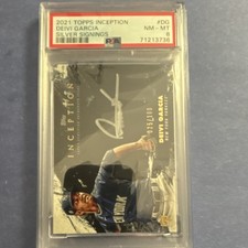Topps Inception Deivi Garcia Silver Signings Auto #DG /100 PSA 8 Yankees
