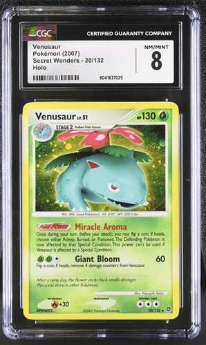 Venusaur graded CGC 8 for sale on eBay