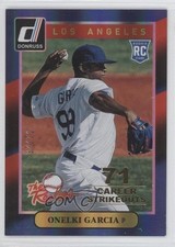 2014 Panini Donruss The Rookies Gold Career Stat Line 37/71 Onelki Garcia 8t7
