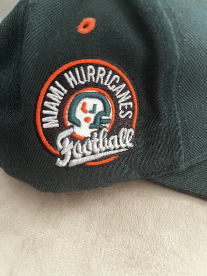 Miami Hurricanes 2001 National Champions StrapBack Hat Sebastian The ibis Zephyr - Image 4 of 4