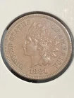 Sharp 1881 Indian Head Cent in Choice AU