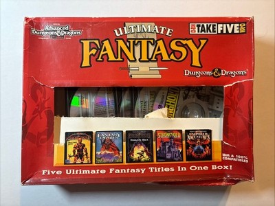 Advanced Dungeon& Dragons Ultimate Fantasy Big Box CD-ROM 1995