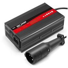 48 Volt 6 Amp Golf Cart Battery Charger with 3-Pin 48V 6A with 3-Pin Round Plug