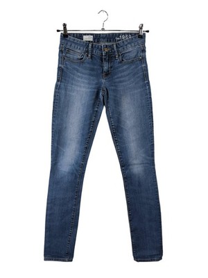 GAP Skinny Jeans Damen Jeans Gr. DE 36 blau Casual-Look