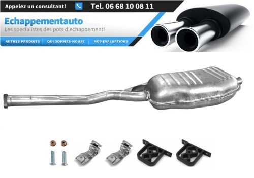 Silencieux arrière BMW E36 320i 323i pot echappement avec accessoires de montage 1995