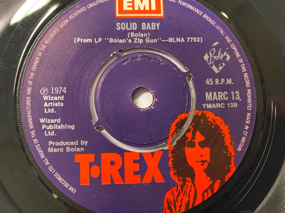 T-REX - London Boys -  IRISH PRESS 7" 1976 IRELAND MARC BOLAN MARC 13 T REX - Image 2 of 2
