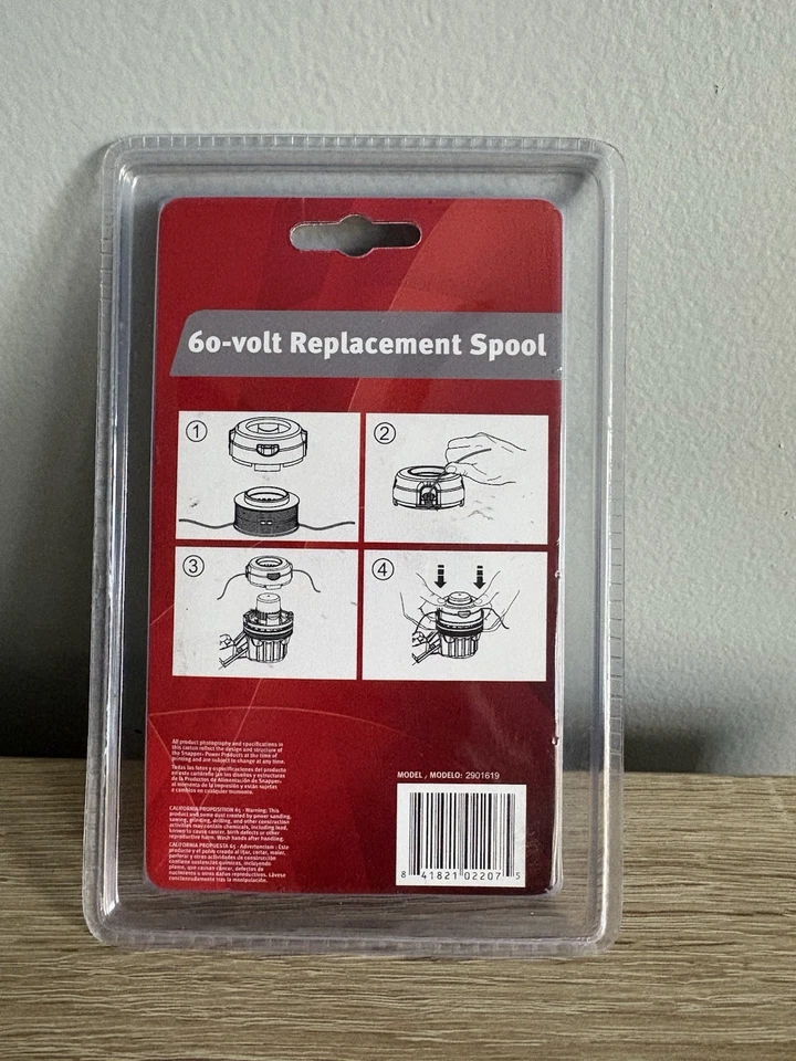 Genuine Snapper ST60V 60 Volt Trimmer Replacement Spool Dual Line New Sealed - Image 3 of 4