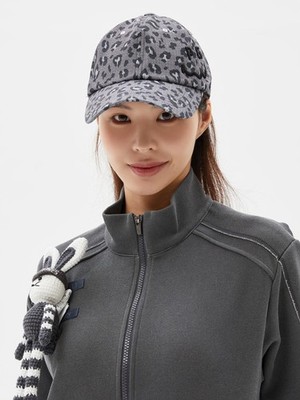 PEARLY GATES GOLF Womens Corduroy Smile Volume Embroidered Ball Cap Hat 