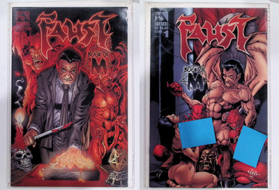 Faust: Book of M #1 Variant Covers Tim Vigil (Avatar Press August 1999)