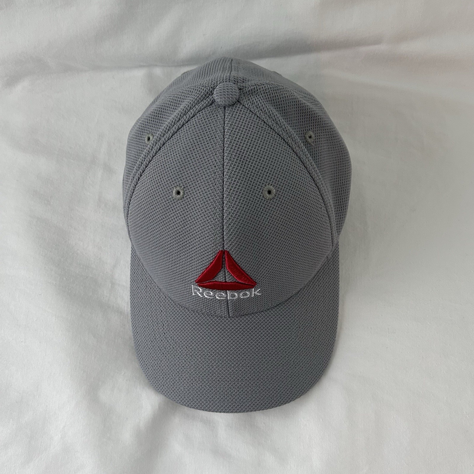 Reebok Gray Solid Fabric Adjustable Baseball Hat … - image 5