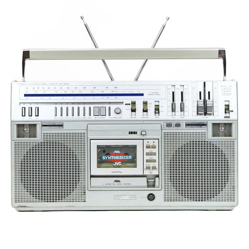 1980s JVC RC-M80JW Stereo Radio Cassette Recorder Vintage BOOMBOX Ghetto Blaster