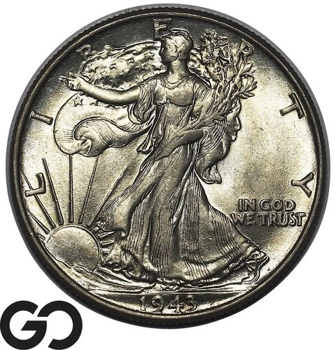 1943 Walking Liberty Half Dollar