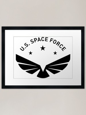 US Space Force Guardian | T1 gerahmtes gerahmtes Wandbild Poster Leinwanddruck Bild
