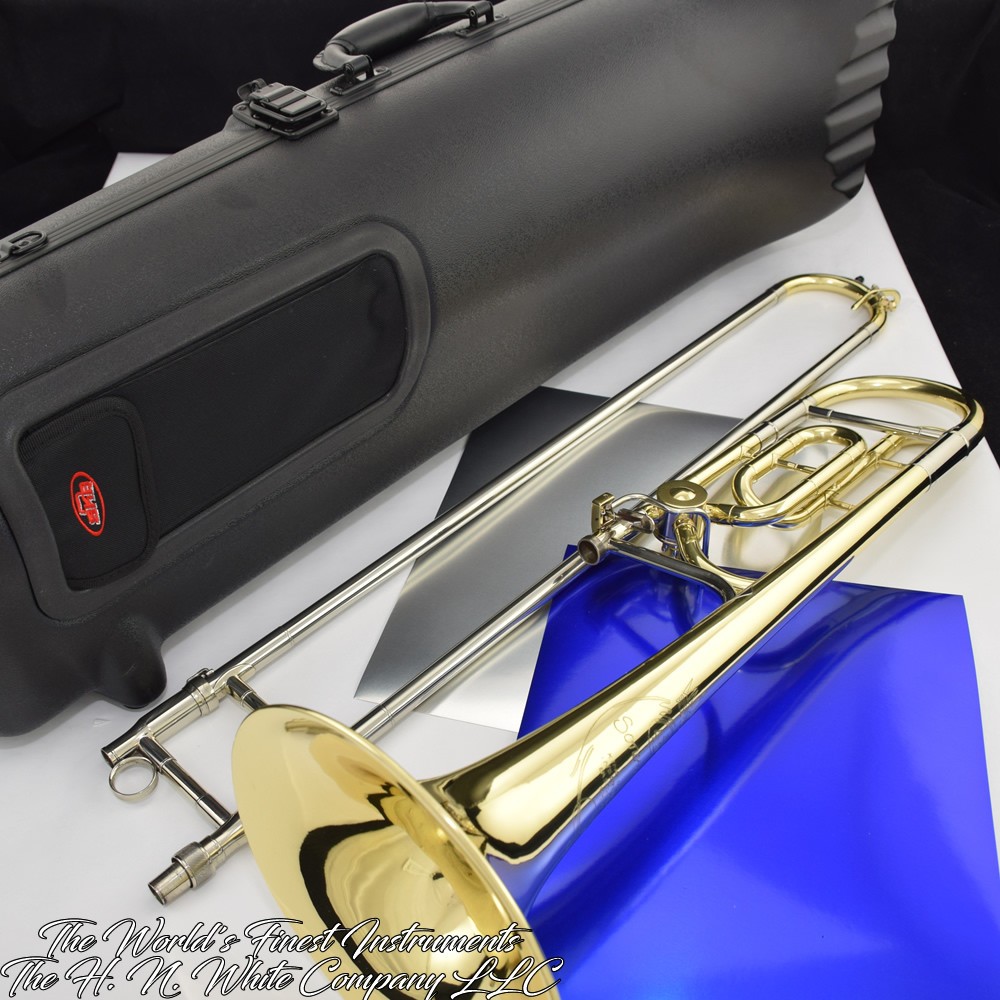 1972 Vintage King 4B Sonorous Symphony F Attach Trombone Boom SN