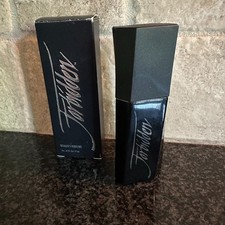 Vtg New 1994 Rare Forbidden Melaleuca Perfume Cologne.85 Black Bottle w/ box *