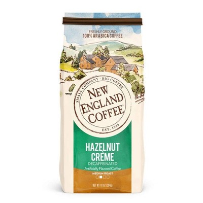 Decaf Hazelnut Crème Medium Roast Ground Coffee, 10oz Bag (Pack of 3)