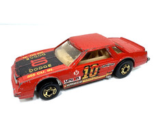 Vintage Hot Wheels 1980 Dodge Mirada Stocker Red Hong Kong Blackwall Diecast Car