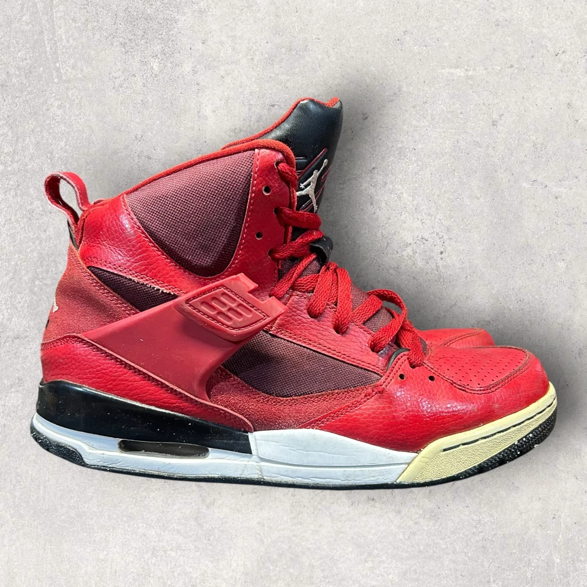 Air Jordan Flight 45 High Gym Red Black White Dh0243-600 Men\'s Size 13 EU 47.5 Jordan Flight 45 Gym Red White Men main image 3