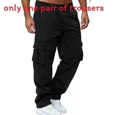 Tactical Pants Mens Cargo Work Pants With Multiple Poets Durable Polyester For