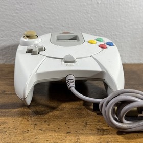 SEGA Dreamcast Controller White Gray OEM HKT-7700 Authentic & Tested Good Cond.'