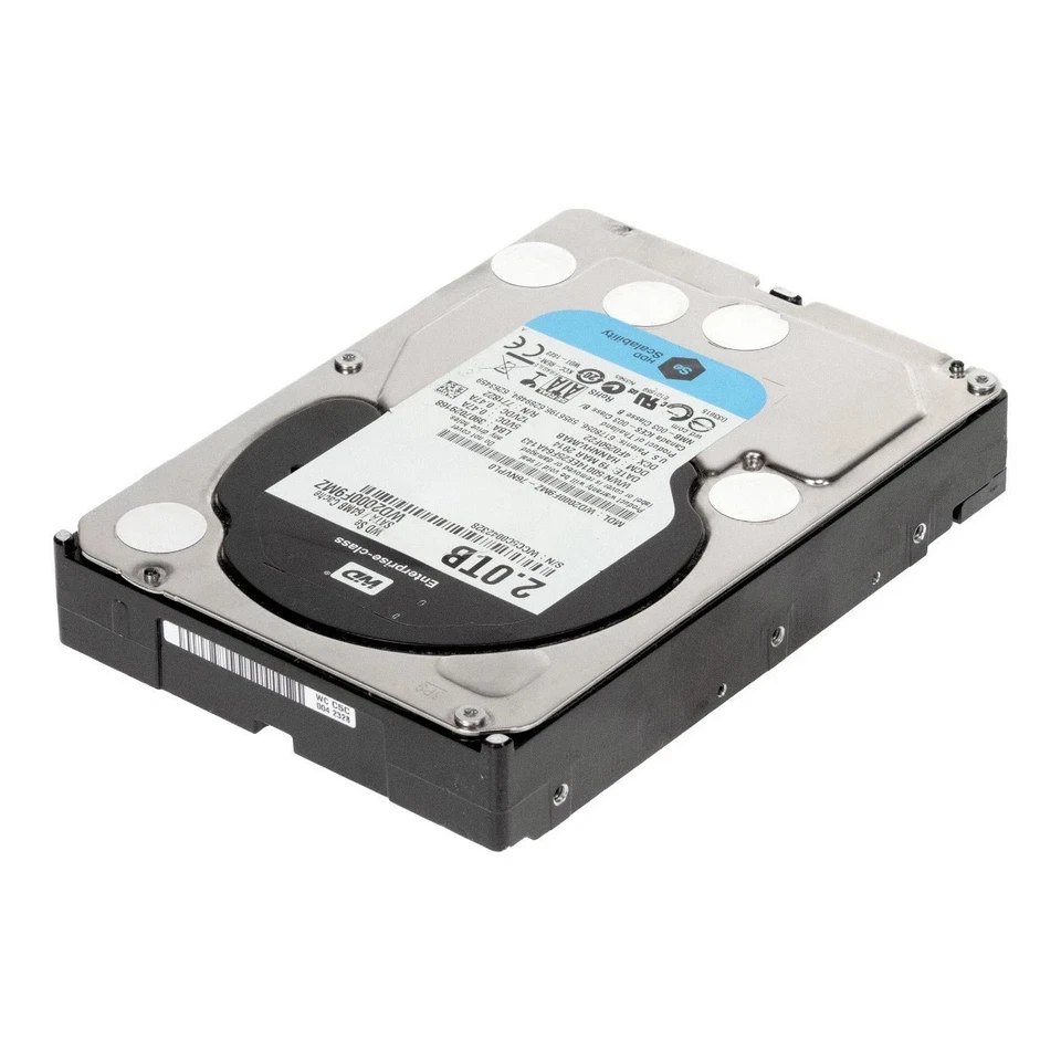 WD SE 2TB WD2000F9MZ 7200RPM SATA III 64MB 3.5" ENTERPRISE HDD WESTERN DIGITAL - Bild 2 von 4