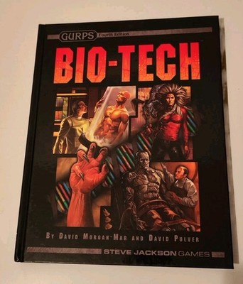 GURPS Bio Tech Hardcover Full Color Fourth Edition, Near Mint