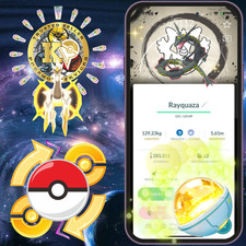 Pokémon GO Shiny Rayquaza Special Background...