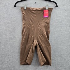 Spanx Women Shorts 2X Brown Shapewear Shorts Power High Waisted NWT