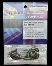 Soundtraxx 881102 UK Steam Econami ECO-200 DCC Sound Decoder     5 Offer