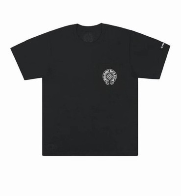 Chrome Hearts Horse Shoe Logo Pocket T-Shirt Black Size Large SS21