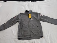    Carhartt Men  s Gray Rain Defender Softshell Jacket   Size Large   