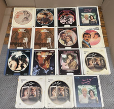 RCA CED Video Disc Romance Lot Casablanca Urban Cowboy Officer Gentleman