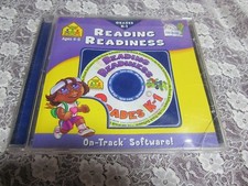 2005 School Zone Reading Readiness CD Rom, grades K-1 ages 4-6 interactive