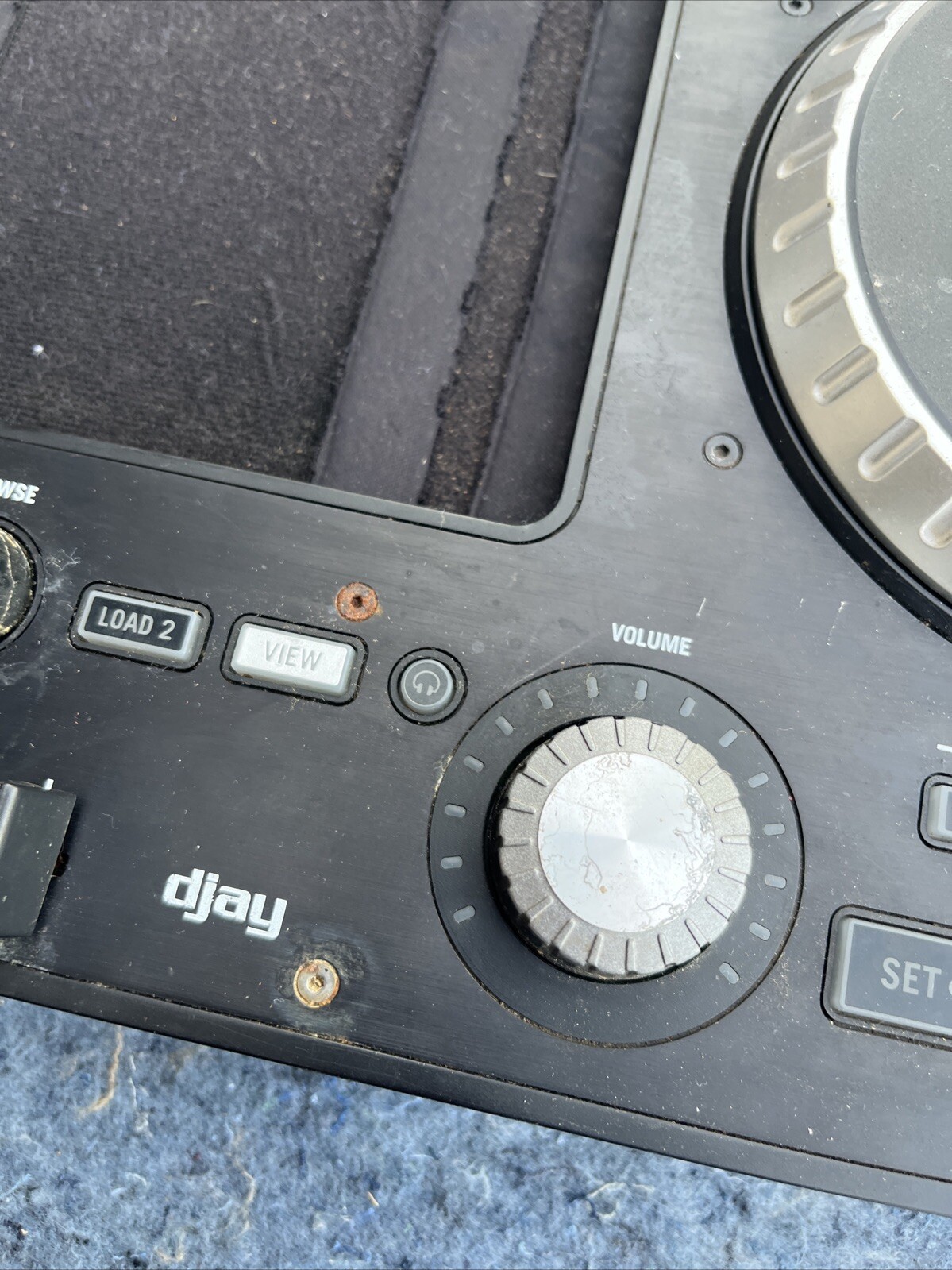 Numark IDJ PRO controller W/Case (Missing Power Cord) Parts only ,UNTESTED