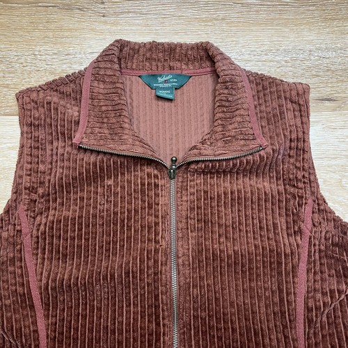Woolrich Corduroy Vest Womens M Full 