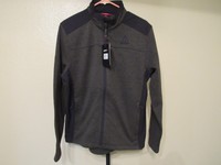Gerry Mens Soft Shell Full Zippered Jacket-color-green/black-size-large Gerry Mens Soft Shell Full Zippered Jacket-color-green/black-size-large