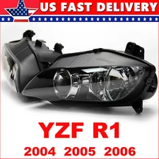for Yamaha YZF R1 2004 2005 2006 YZFR1 Headlamp Light Lamp Assembly Headlight US