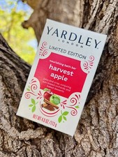 4 Pk. Yardley of London Bar Lot HARVEST APPLE Soap 4 oz LIMITED EDITION